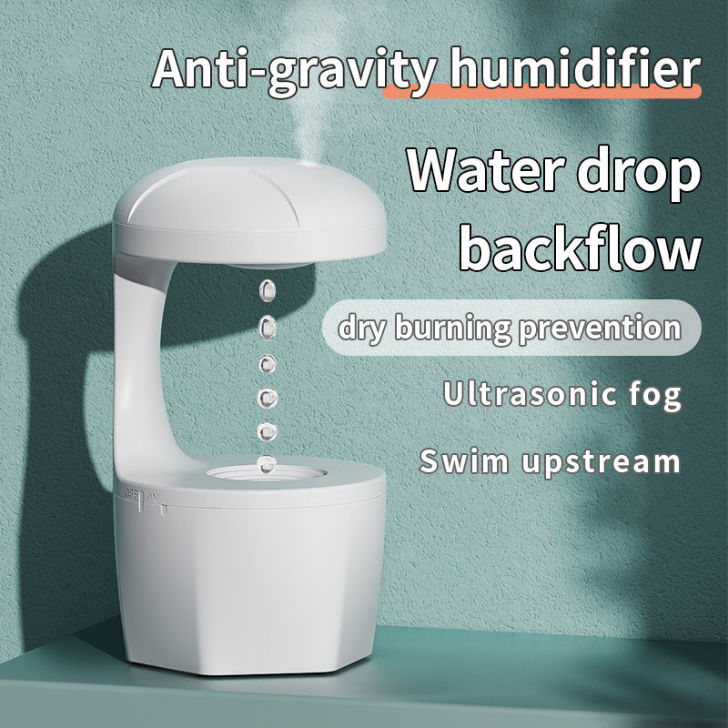 Portable Anti Gravity USB Air Water Droplet Humidifier