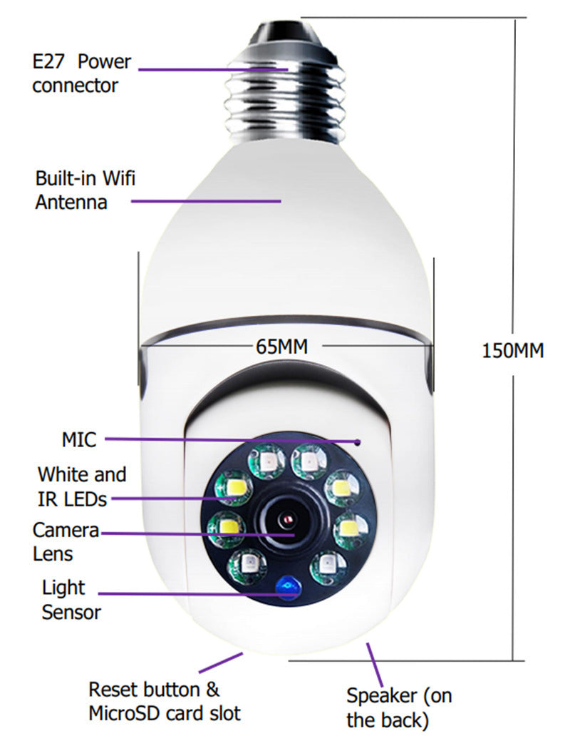 WiFi Bulb CAMERA