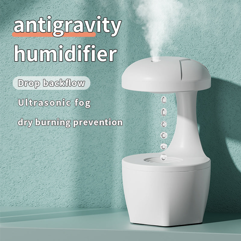 Portable Anti Gravity USB Air Water Droplet Humidifier