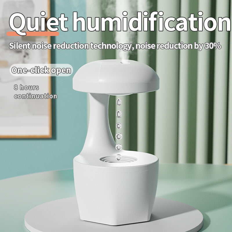 Portable Anti Gravity USB Air Water Droplet Humidifier